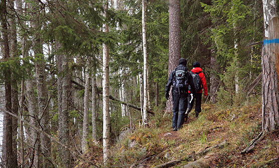 Naturstig i Lahtisområdet 